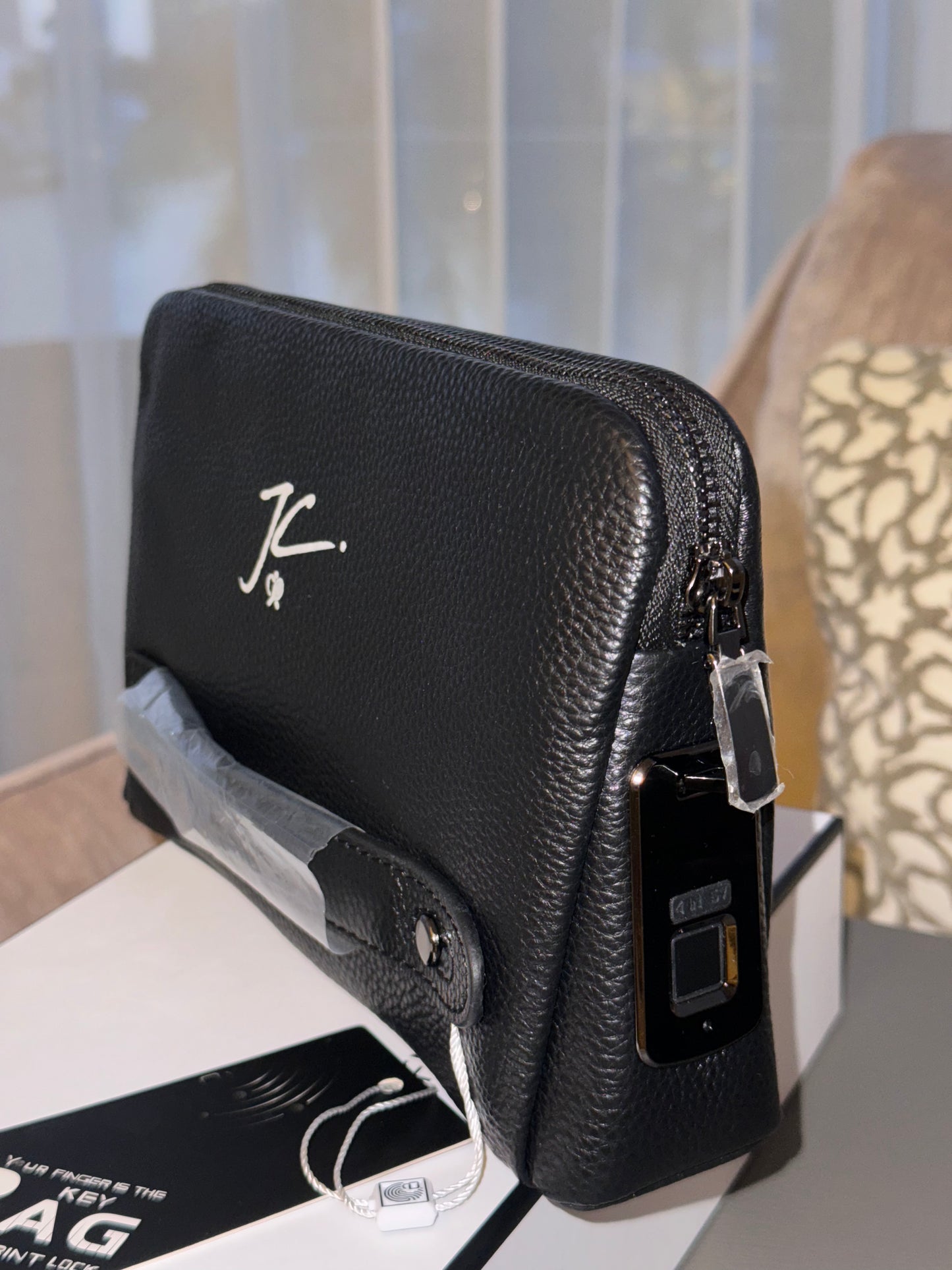 Cartera De Hombre con Huella Dactilar Personalizable